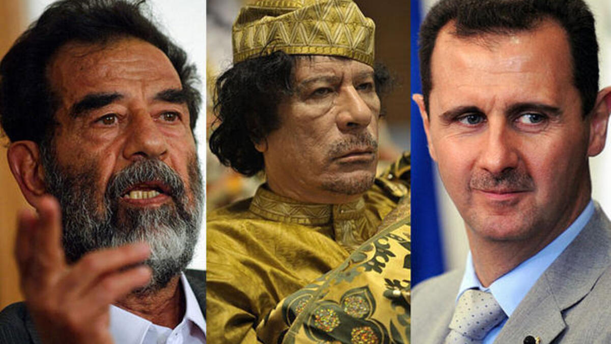 Saddam Gaddafi Assad