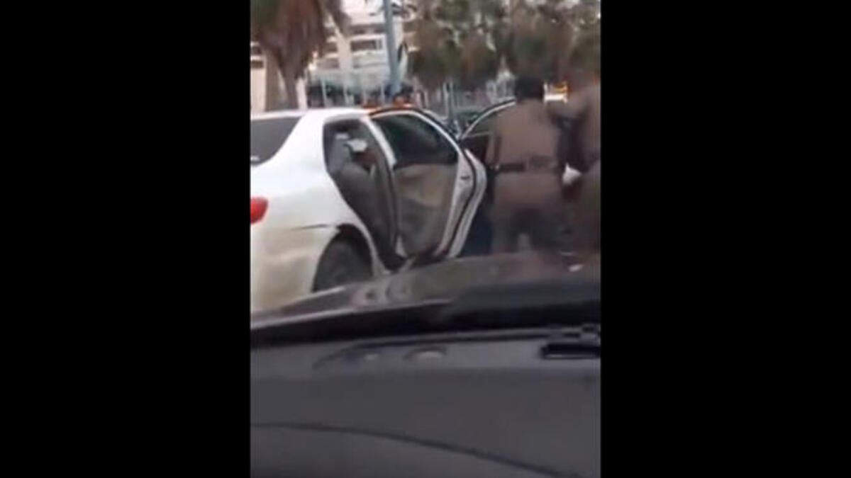Traffic 'offense': A lot of Saudis have shown their anger by tweeting and posting videos of police in the region treating people in very inhumane ways, kicking and hitting, after committing traffic violations. The public is calling for investigations.