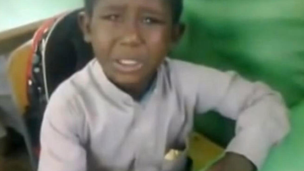 Teacher tyranny: A teacher posted a video of himself disciplining a child. In the clip, the child is seen begging and crying, pleading for another chance toT improve his handwriting, only to be met with mocking from the teacher. After the video surfaced, the Ministry of Education expelled the taunting teacher and is investigating the school.