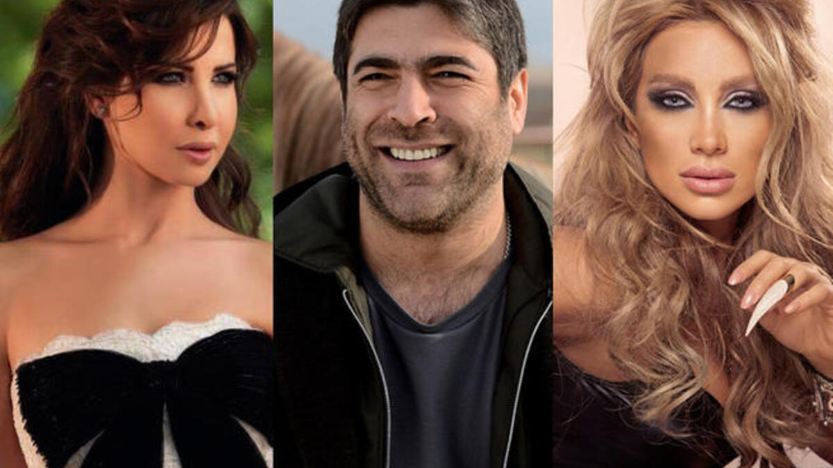 Wael Kfoury Nancy Ajram Maya Diab