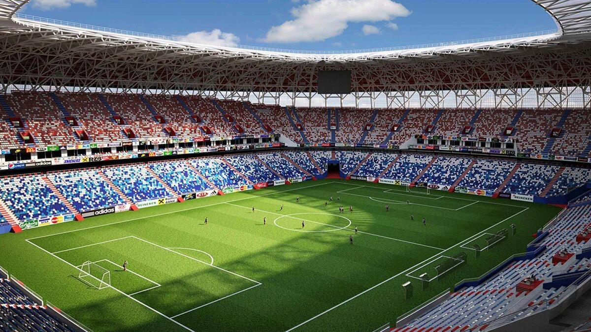 موردوفيا آرينا في سارانسك: يتسع لـ 44,442 متفرجاً.