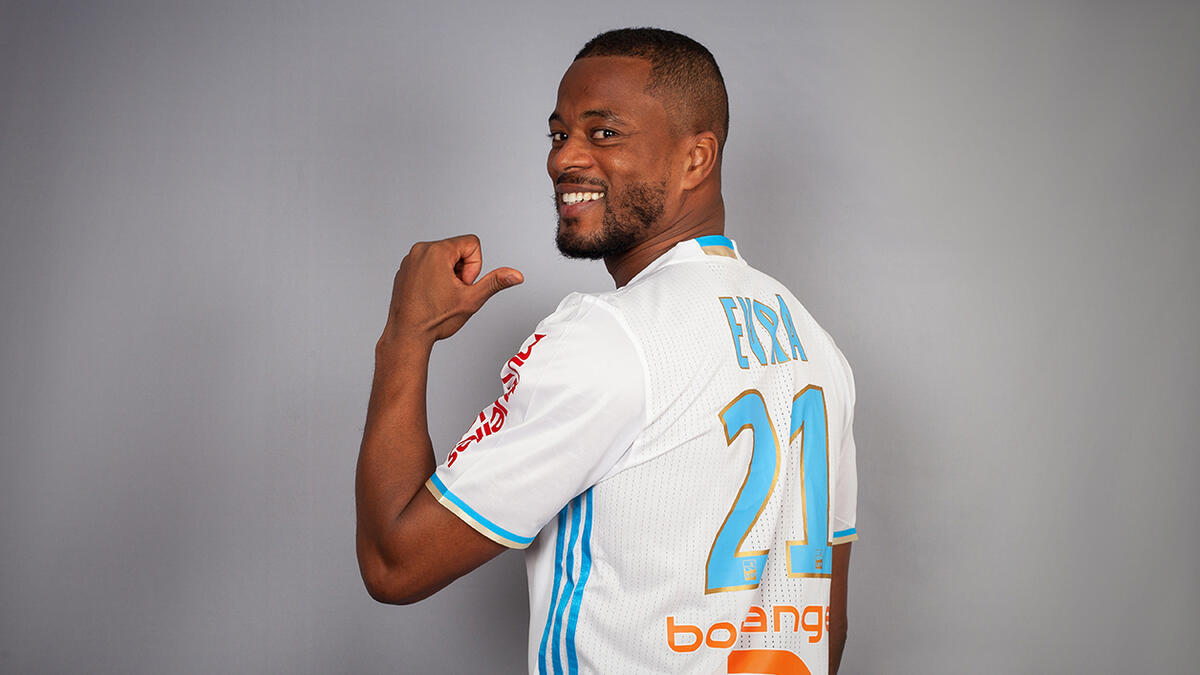 المركز الخامس: الظهير الفرنسي باتريس إيفرا - من يوفنتوس إلى مرسيليا مجاناً.