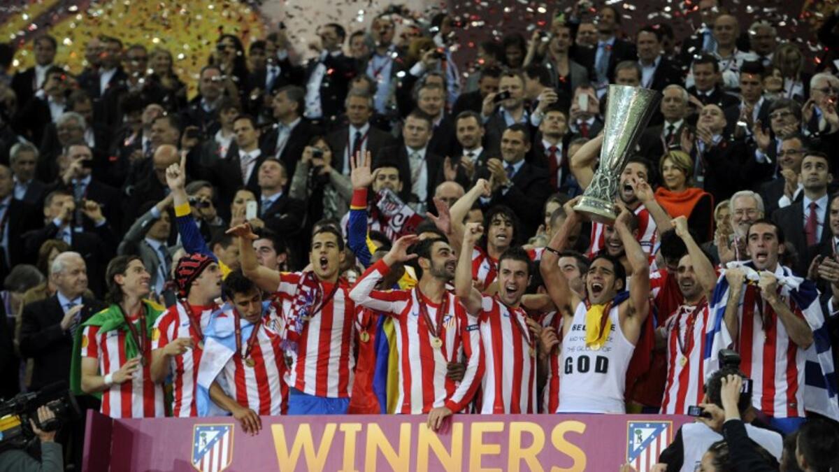 أتلتيكو مدريد الإسباني: فاز باللقب مرتين عامي 2010 و 2012.