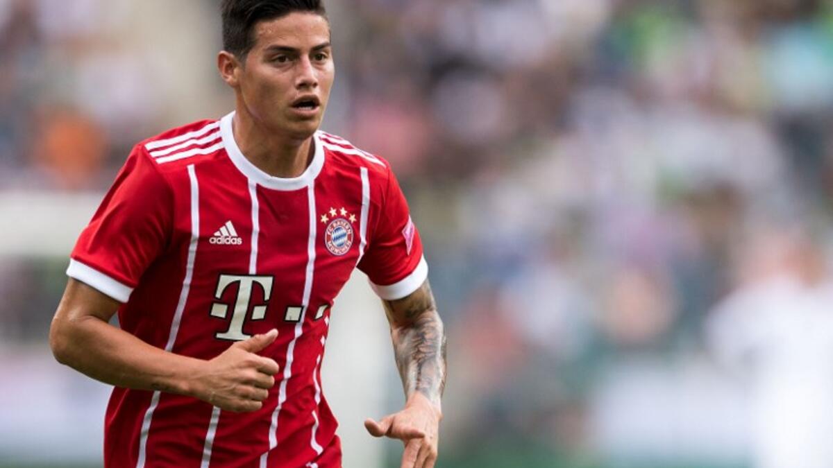 لاعب الوسط المهاجم الكولومبي خاميس رودريغيز: انتقل من ريال مدريد إلى بايرن ميونيخ على سبيل الإعارة لموسمين.