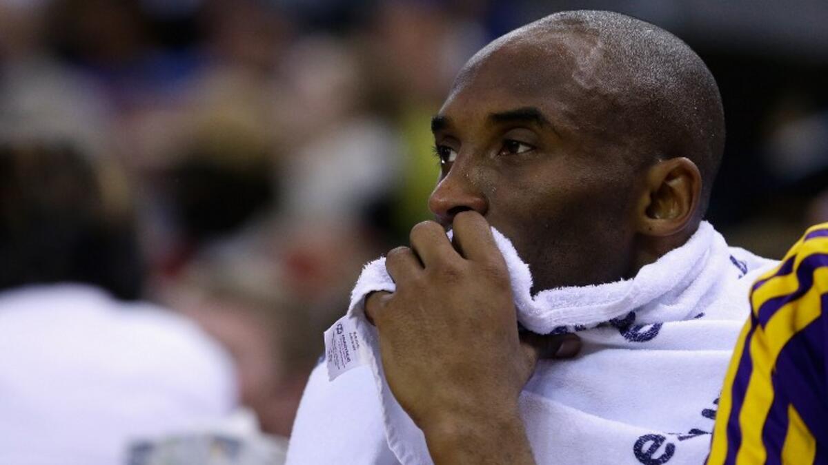 المركز الرابع: لاعب لوس أنجيليس ليكرز المعتزل الأميركي كوبي براينت (كرة سلة): أعلن اعتزاله في أبريل المنصرم بأرقام استثنائية، حيث سجل ما مجموعه 33.643 نقطة، ودخل التاريخ كأحد أفضل من أنجبتهم ملاعب كرة السلة في الولايات المتحدة.