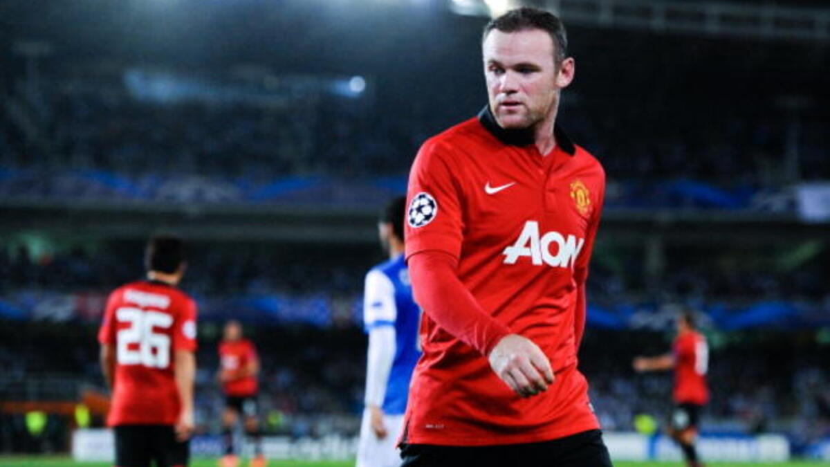 7- المهاجم الإنجليزي واين روني (مانشستر يونايتد): 32.2 كلم/الساعة