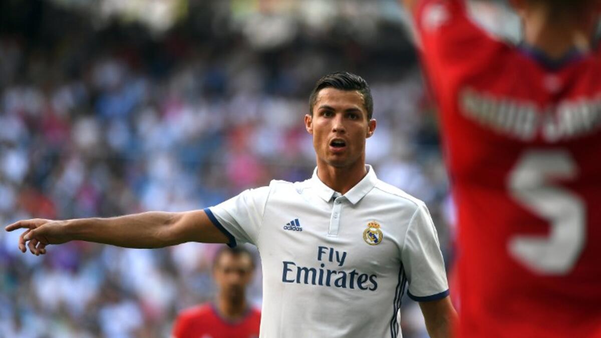 1- لاعب كرة القدم البرتغالي كريستيانو رونالدو: 47.1 مليون متابع