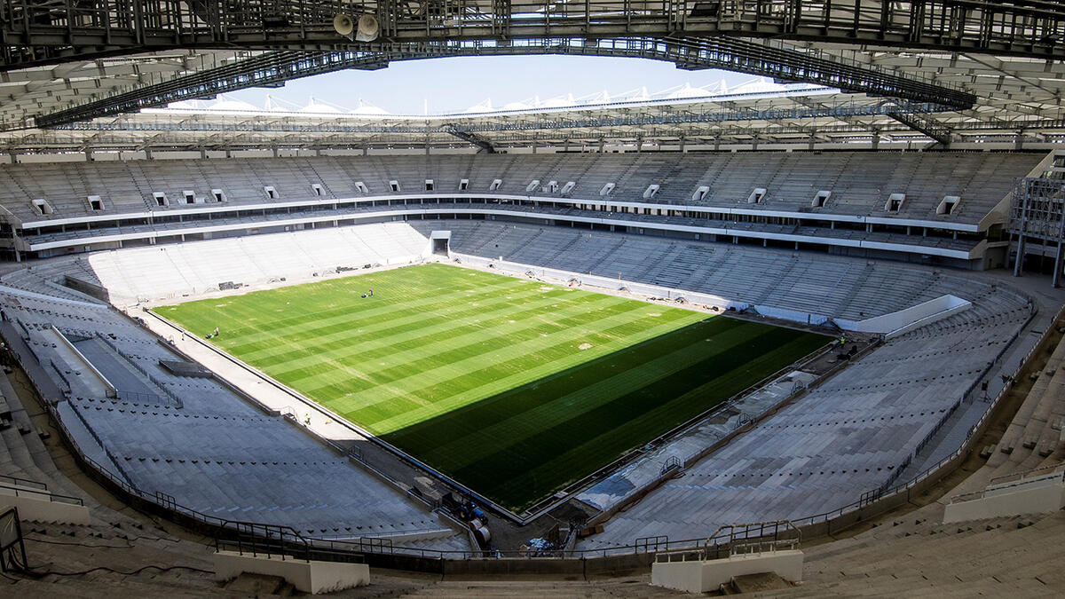 روستوف آرينا في روستوف: يتسع لـ 45,000 متفرجاً.