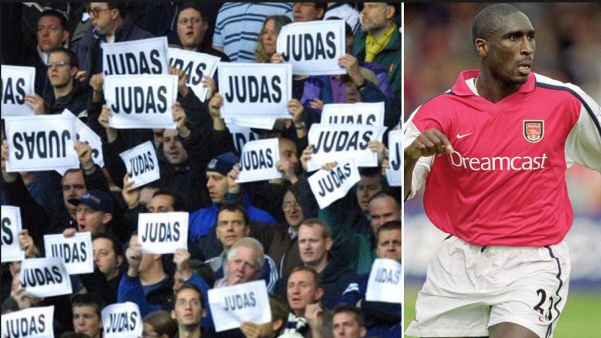 لم تشفع جماهير توتنهام يوماً للمدافع سول كامبيل الذي غادر سبيرز صوب الغريم اللندني آرسنال.