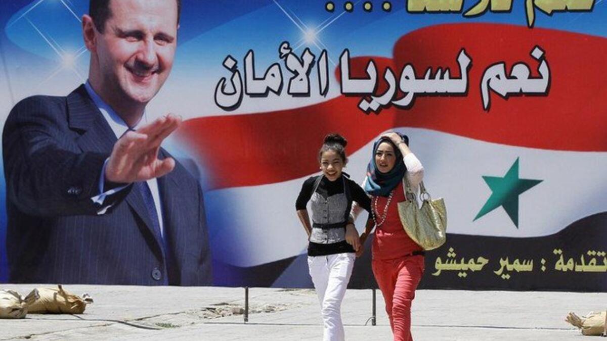 Syrians in government areas vote in first local polls since 2011 on September 16, 2018. (AFP/ File)