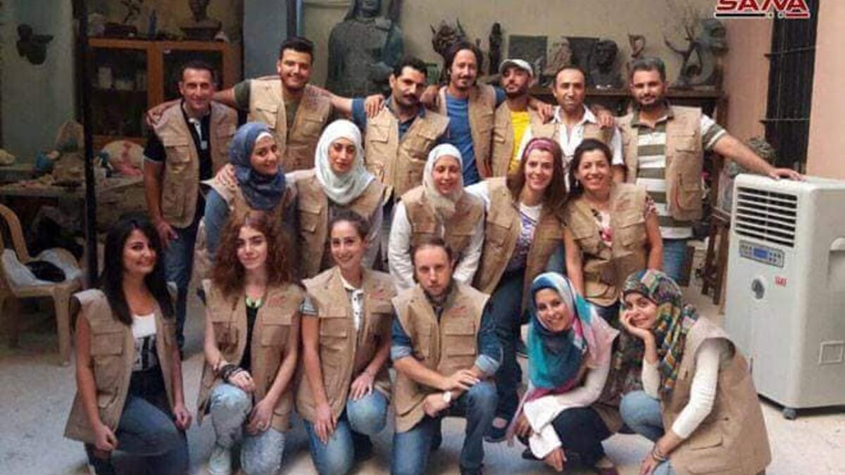 Syrian artists. (Facebook)