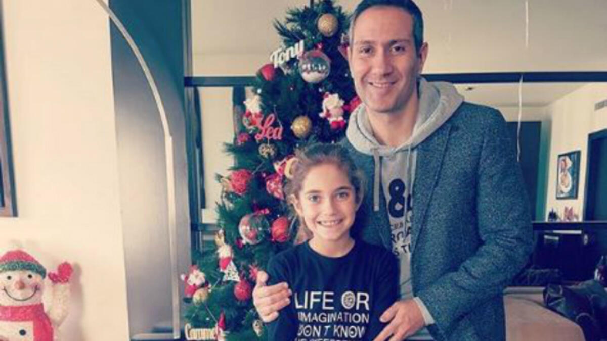 Tony does not seem to get enough from posting pictures with his daughter on his Instagram account