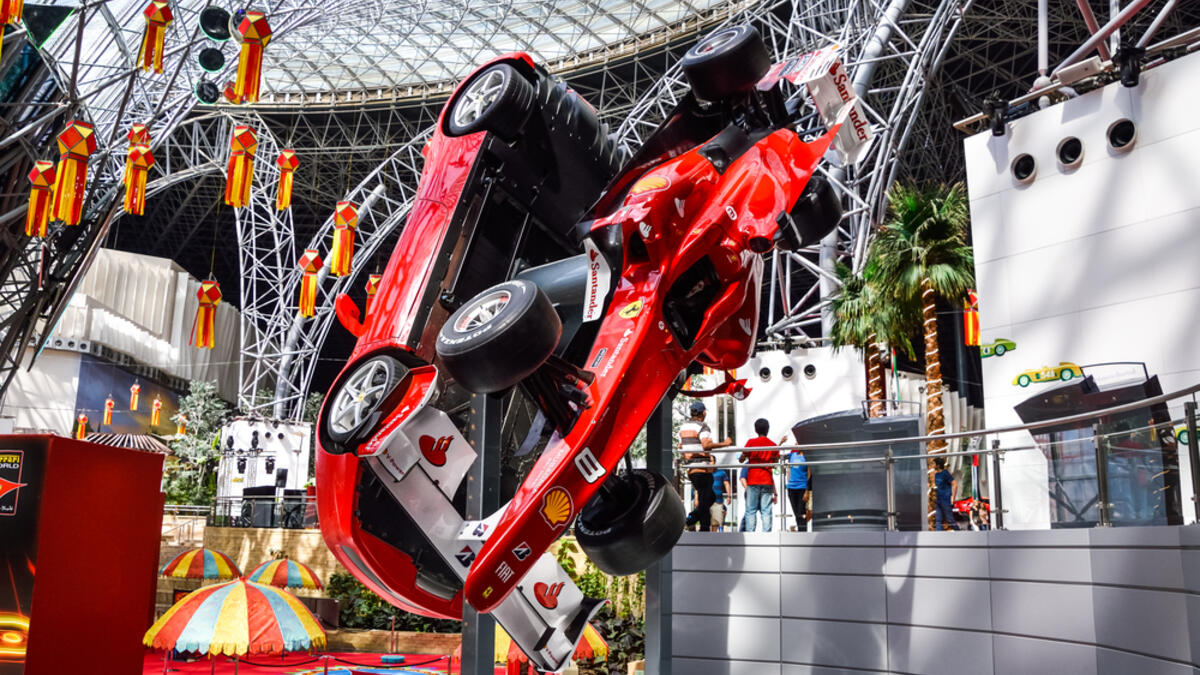 Ferrari World at Yas Island in Abu Dhabi. (Shutterstock/ File Photo)