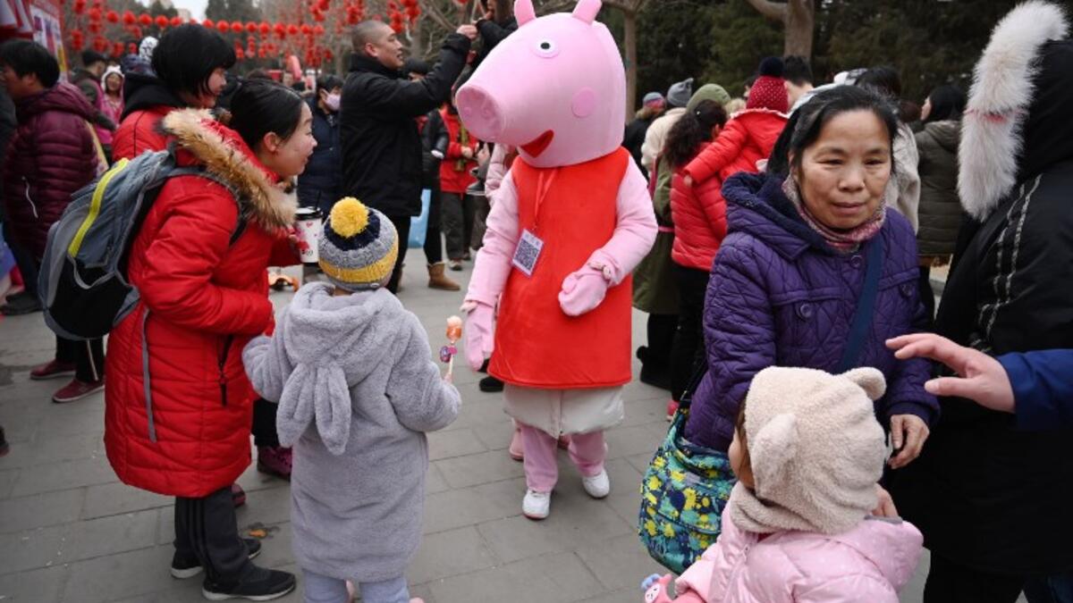 China is marking the arrival of the Year of the Pig with a week-long Spring Festival holiday, the most important festival of the year.
GREG BAKER / AFP