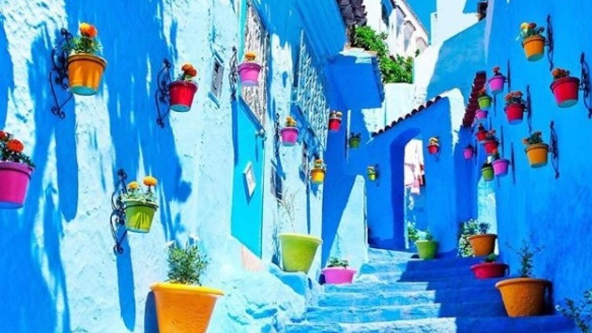 Chefchaouen, Morocco (Instagram)
