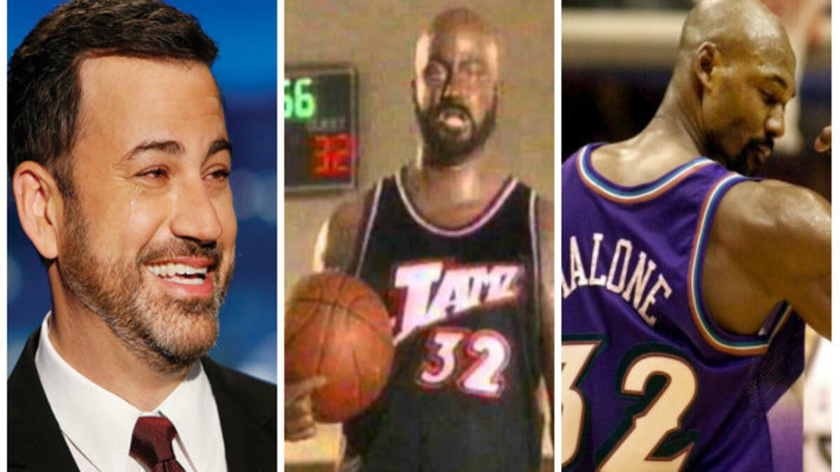 مقدم البرامج الأمريكي "جيمي كيميل": أثار جدلًا عارمًا بعد تجسيده شخصية لاعب كرة السلة الأمريكي "كارل مالوني" في إحدى حلقات "ذا مان شو".