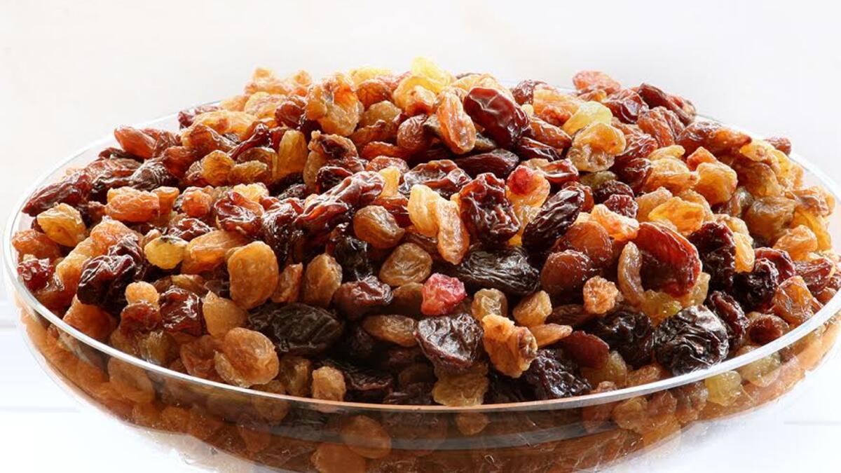 الزبيب:  أقل سعر في السوق 45 جنيها للكيلو وأعلى سعر 55 جنيها