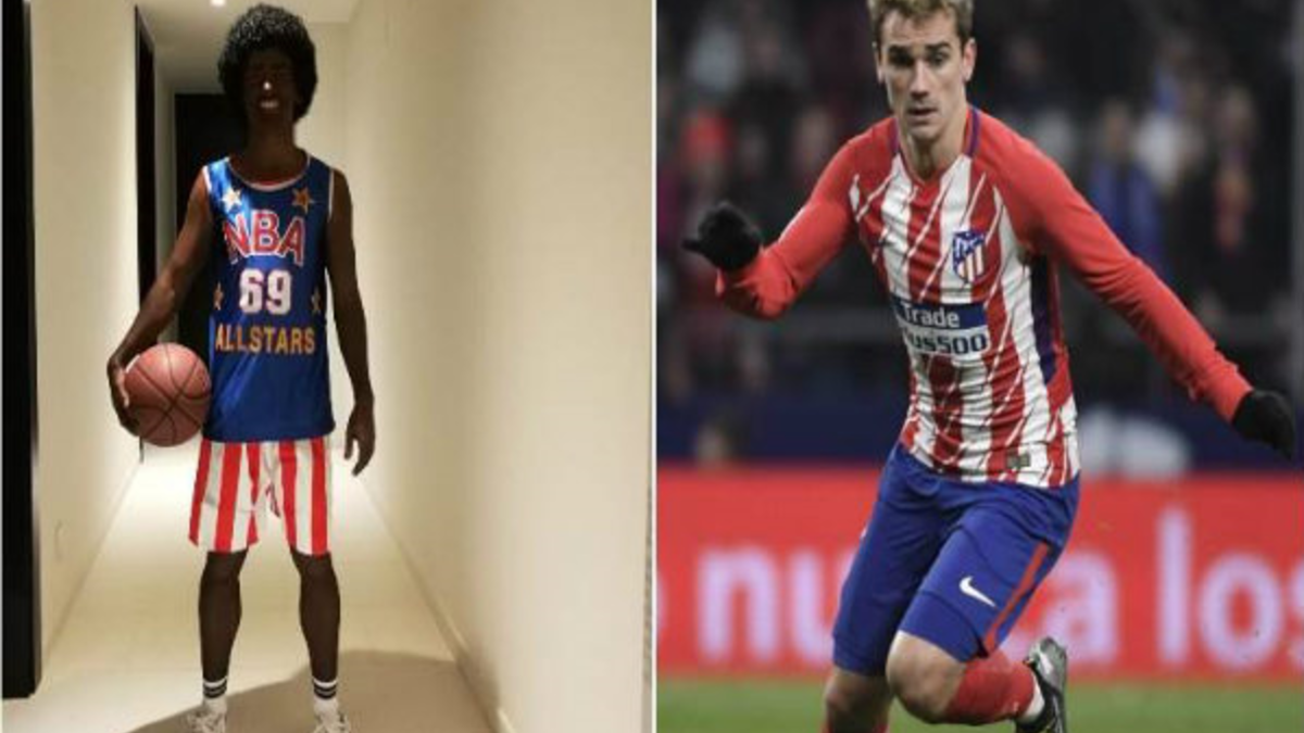 لاعب كرة القدم الفرنسي "انطونيو جريزمان": قدم اعتذاره بعد نشره صورة ظهر فيها وقد لون وجهه باللون الأسود.