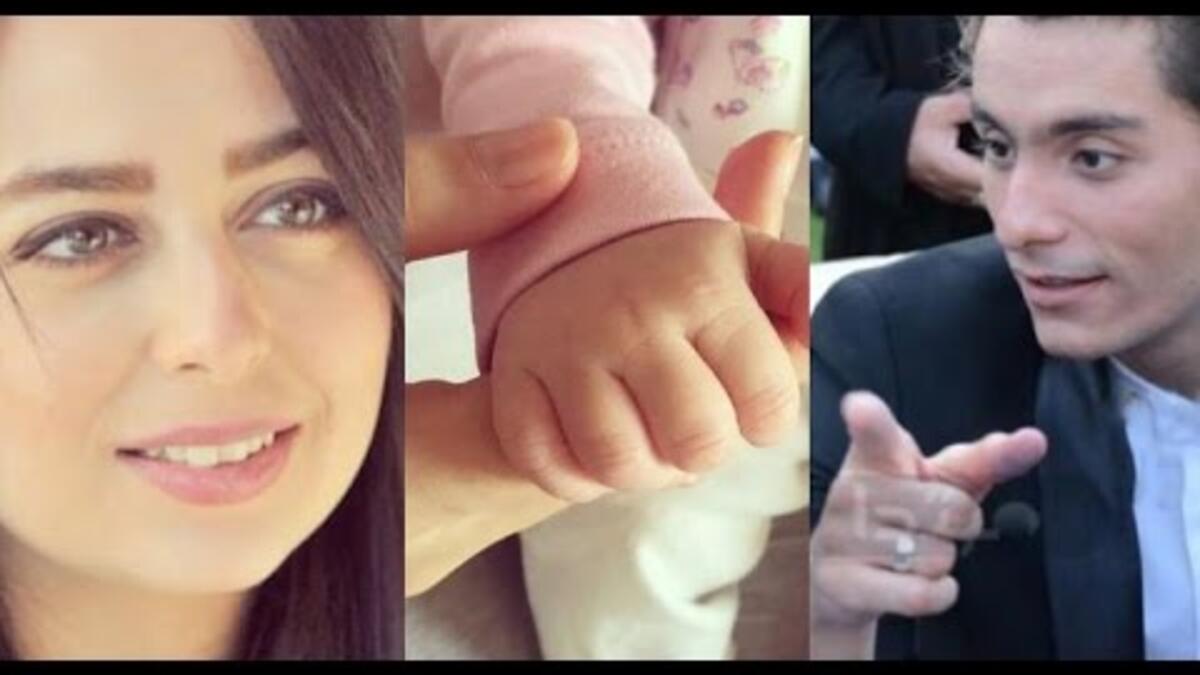 هبة مجدي وضعت طفلتها الأولى دهب من زوجها الفنان محمد محسن يوم 22 أبريل