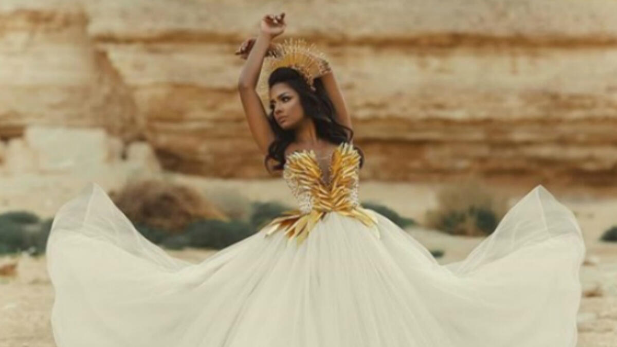 Asma Abulyazeid took things one step further in her latest photo shoot