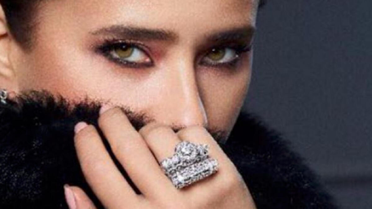 And the camera loves her catlike colored eyes