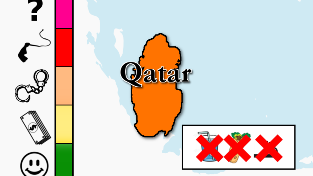 Like most Gulf countries, Qatar has some pretty strict laws about breaking your fast in public. And while Qatari penal code only mentions eating and drinking, it’s not a free license to light up - Qatar implemented a ban on public smoking years ago. Fast-breakers here get slammed with a 3,000 QR ($800) fine and/or up to three months in prison.