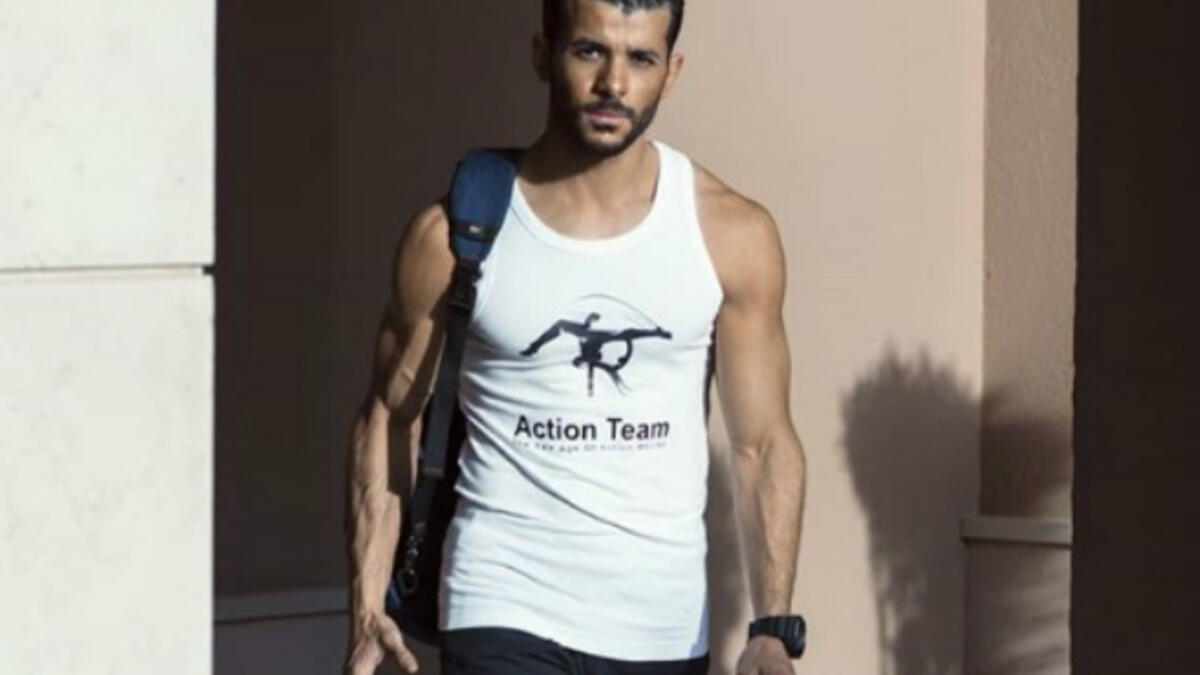 Looking at the pictures closely one can easily notice a transformation in Ramezs body