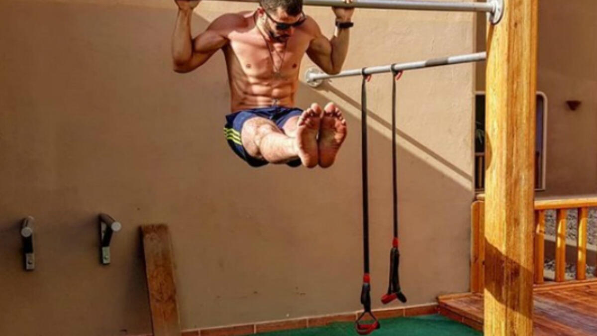 Looking at the pictures closely one can easily notice a transformation in Ramezs body