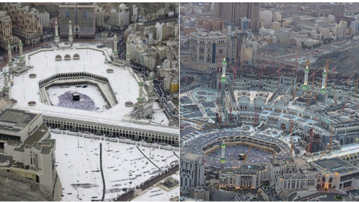 Mecca has changed a lot in 10 years. (Twitter)