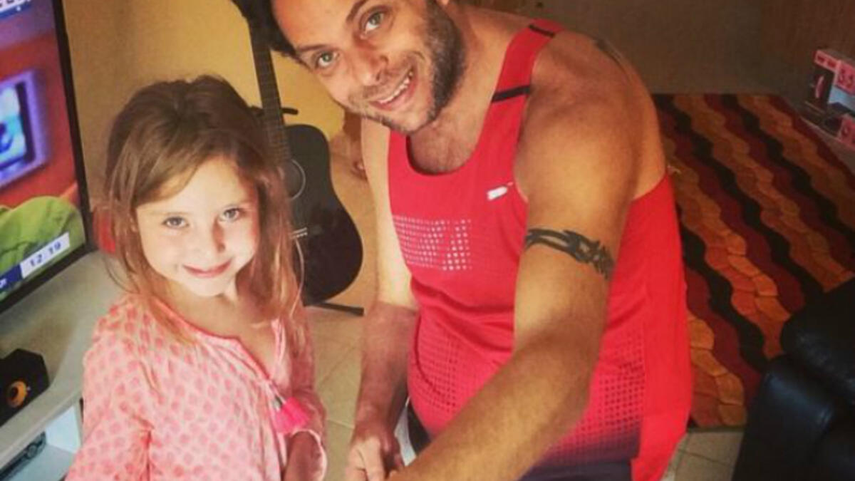 Seif Al Deen Al Sebei's Instagram account is filled with pictures with his adorable blue eyed daughter Dahab.