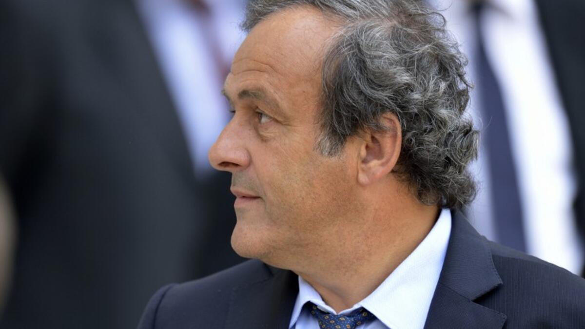 1- الفرنسي ميشيل بلاتيني رئيس الاتحاد الأوروبي لكرة القدم (يويفا)