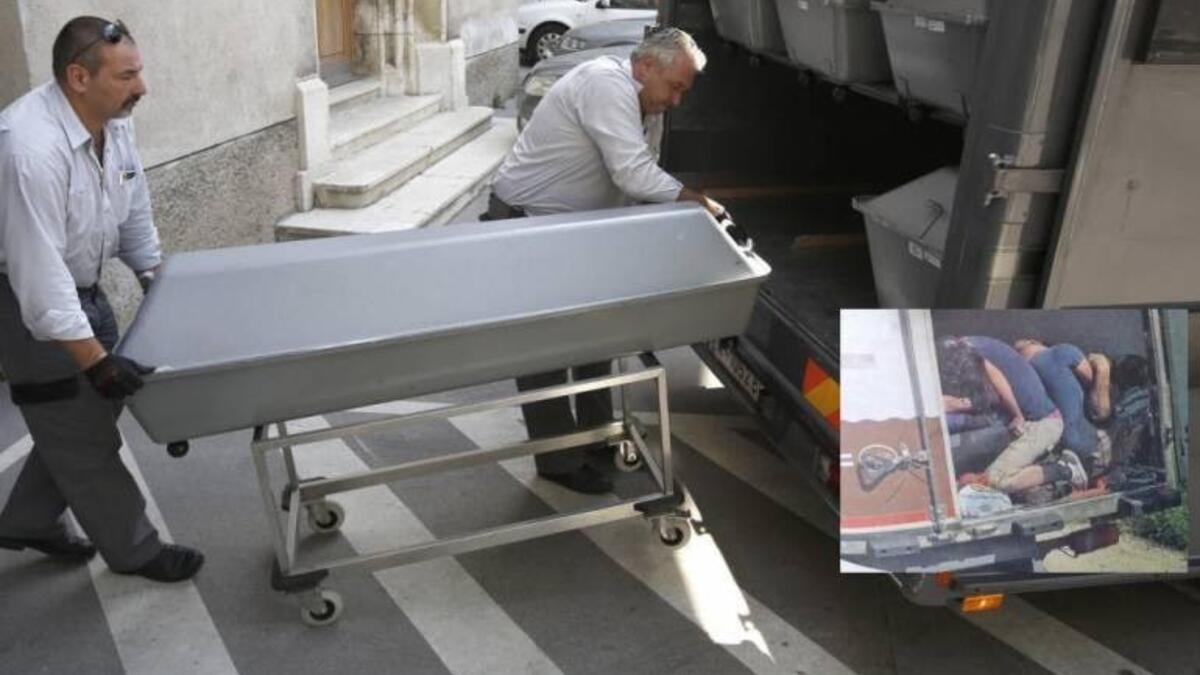 "شاحنة الموت" وهي أكثر القصص التي أثارت موجة من الغضب مؤخراً وكانت الشاحنة محملة بأكثر  من 71 جثة متحللة في النمسا اكثرهم من الجنسية السورية وسبب وفاتهم هو الاختناق واتضح ان صاحب الشاحنة من جنسية لبنانية.