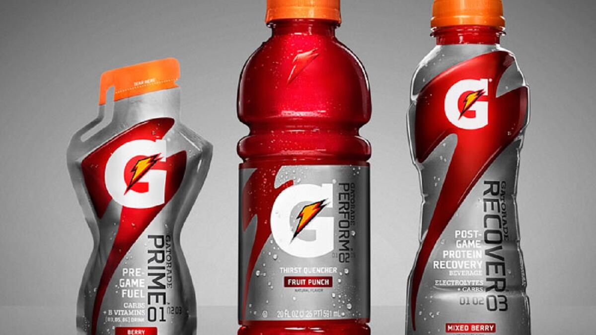 Gatorade” " وهو مشروب جاتوريد  ويتم إنشاء هذا المشروب من قبل فريق من الأطباء للمساعدة على ترطيب فريق جامعة فلوريدا لكرة القدم المعروف باسم the Gators.