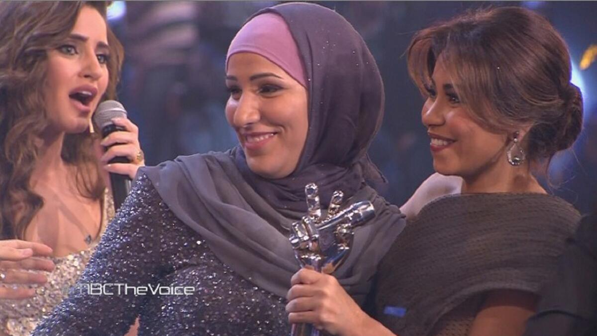 في حدث غريب من نوعه فازت محجبة في برنامج للمواهب وهي الأردنية نداء شرارة لتكون اول محجبة تفوز ببرنامج للمواهب وايضاً اول محجبة تدخل عالم الغناء.