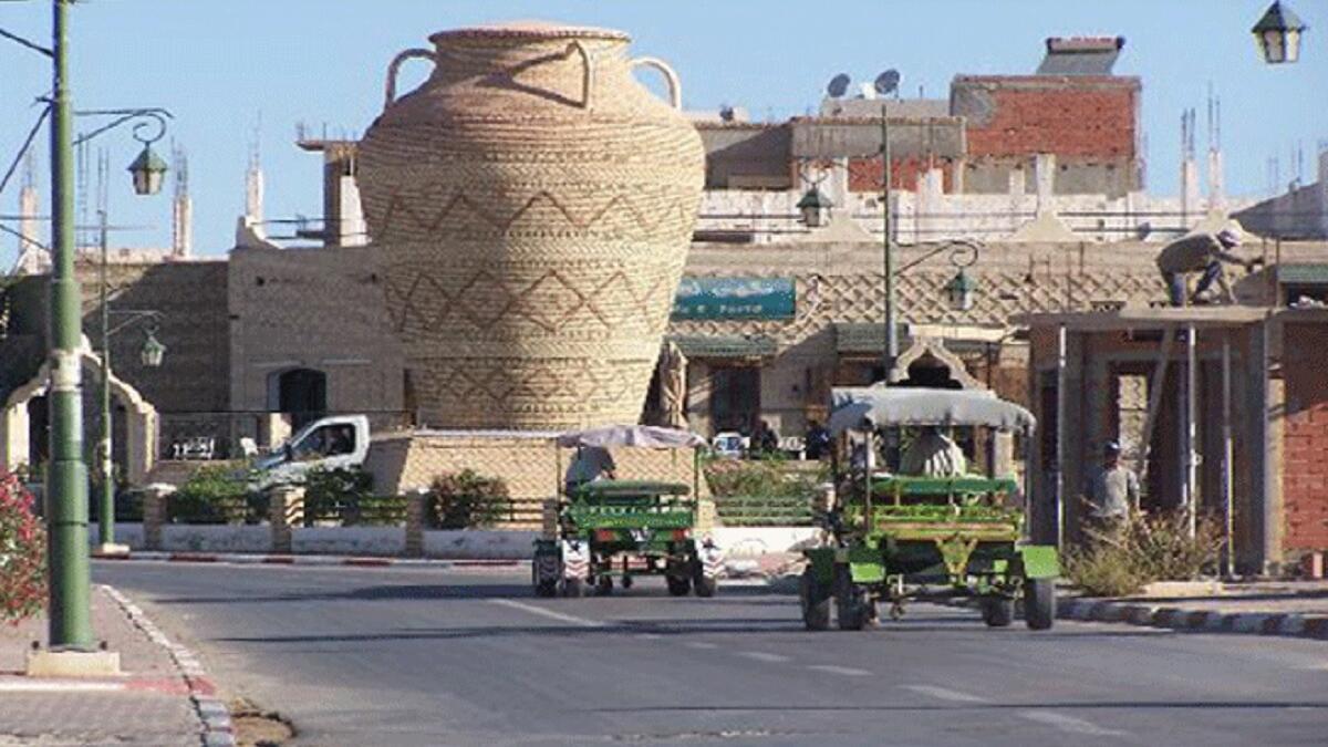 مدينة قبلي في تونس - 55 درجة مئوية.
