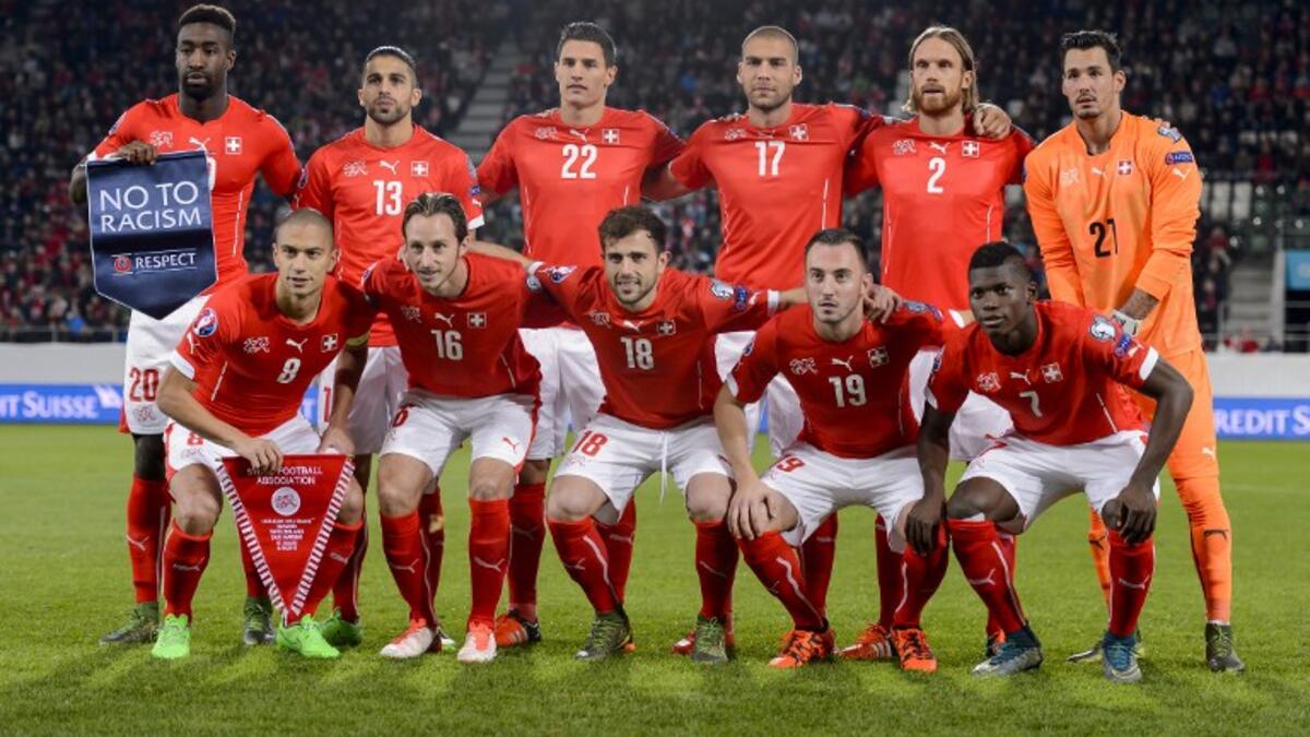 منتخب سويسرا (المجموعة الخامسة): احتل المركز الثاني برصيد 21 نقطة (7 انتصارات، و3 هزائم من 10 مباريات).