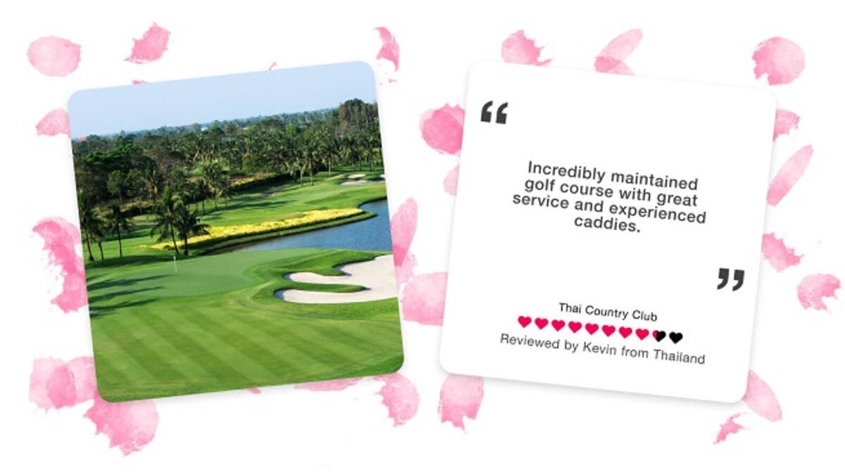 The Most Loved Course in Bangkok is: Thai Country Club.
Thai Country Club continuously transforms from everyday golfing
experience to a challenging game for international tournaments. Although renowned as one of
the most elite golf courses in Asia, it is widely recognized for having the friendliest and most
professional staff.