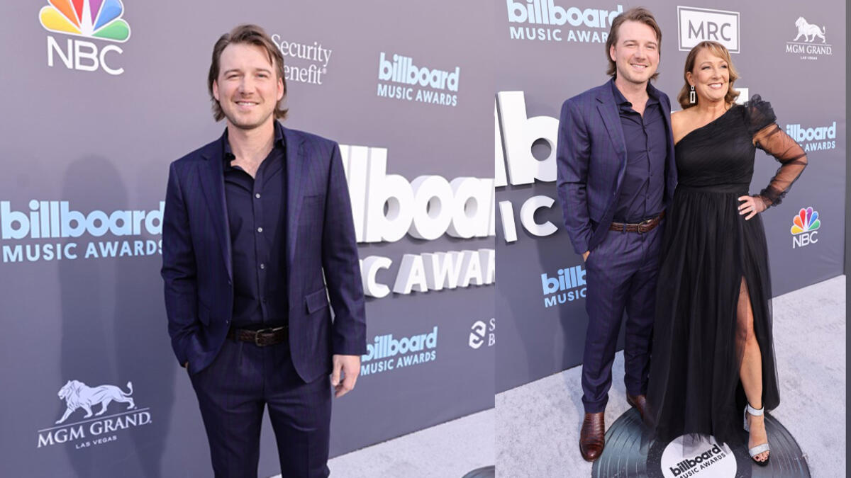 Morgan Wallen and mom Lesli,