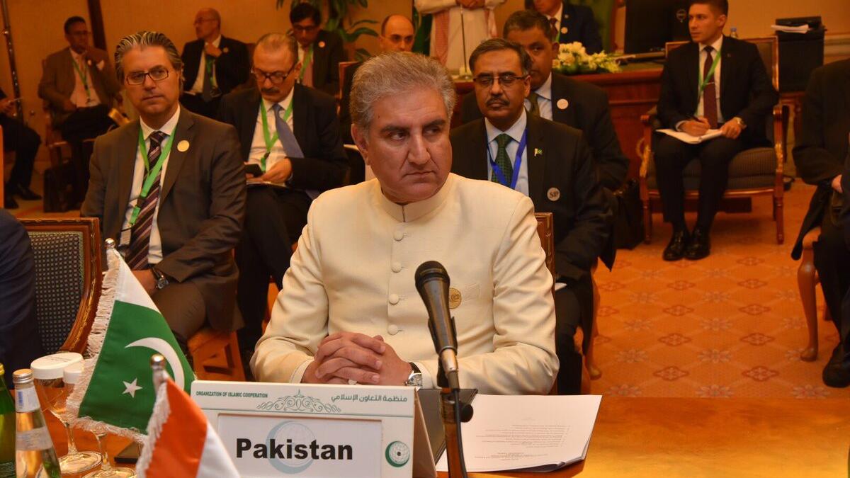 Meeting of the OIC Contact Group on Jammu and Kashmir is taking place on the sidelines of the OIC Makkah Summit at the request of Pakistan (Twitter)
