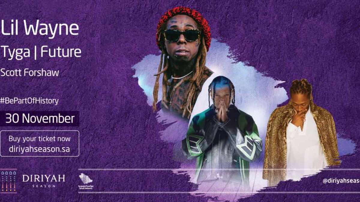 وفي 30 نوفمبر سنشهد حضور  "ليل وين" و "تايغا" و "فيوتشر".