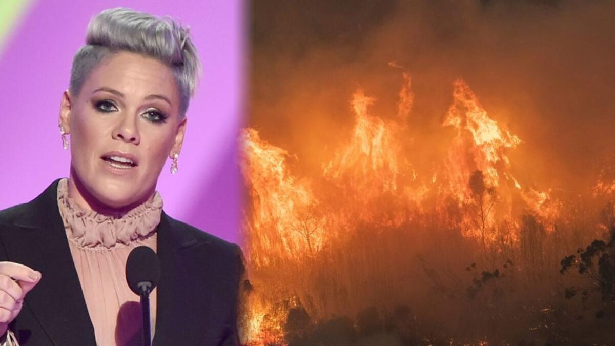 قدمت المغنية الأمريكية "بينك" مساعدة مالية بقيمة 500 ألف دولار لخدمات الإطفاء الأسترالية، داعية المشاهير حول العالم بالتبرع لمواجهة هذه المأساة.