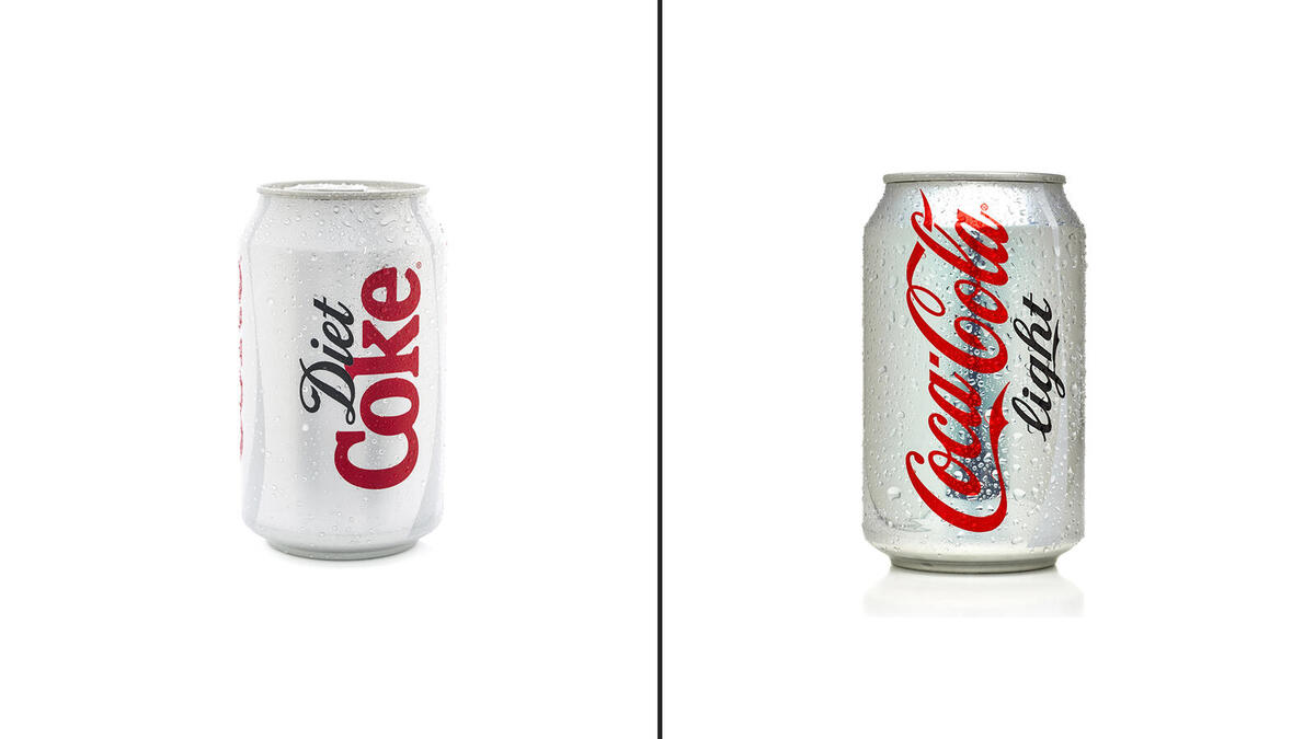 5.The Beverage: Diet Coke/Coca-Cola Light: