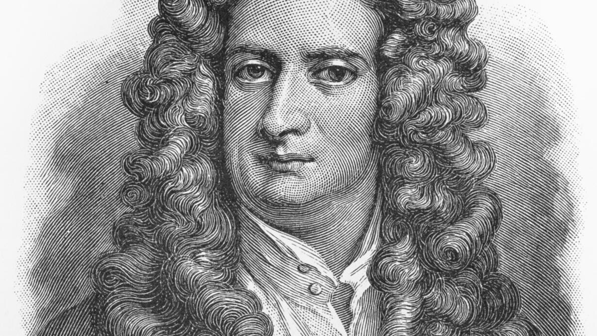 1. إسحاق نيوتن