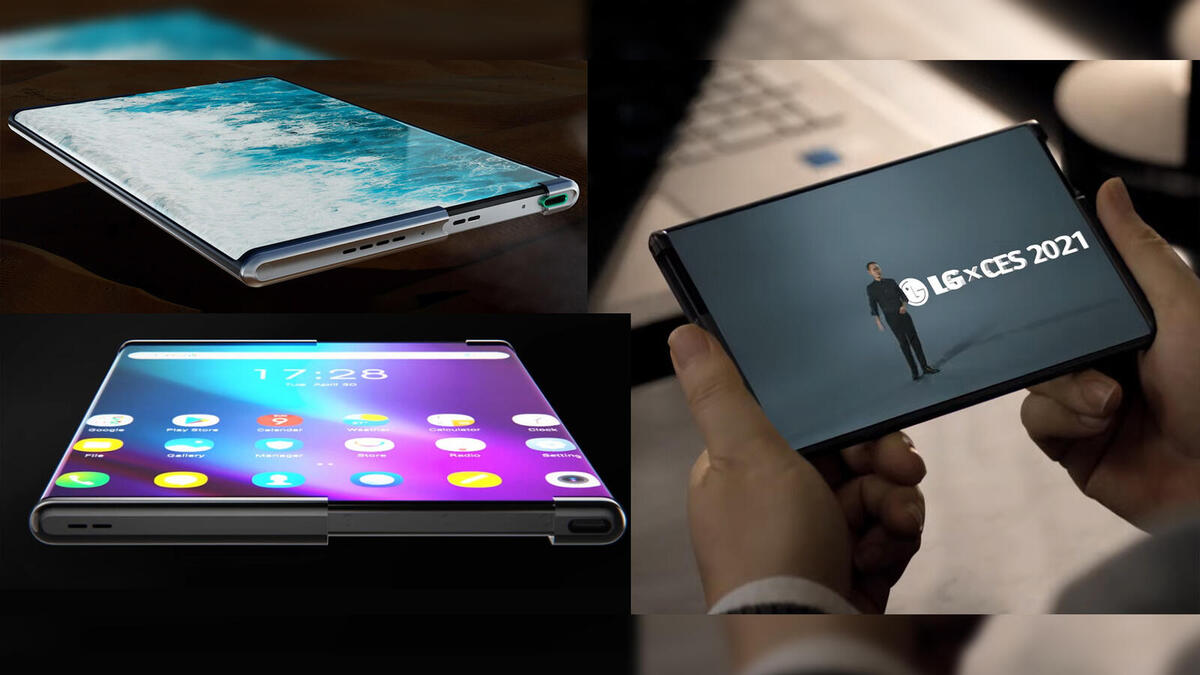 1. LG Rollable smartphone