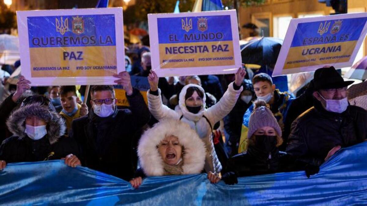 Protesters Around the World Rally for Ukraine