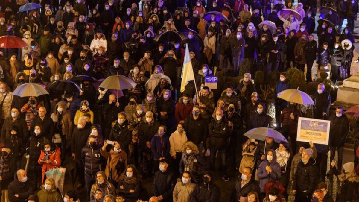 Protesters Around the World Rally for Ukraine