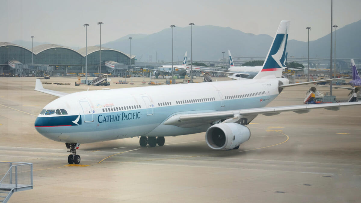 7. Cathay Pacific Airways: The Hong Kong-based Cathay Pacific Group offers scheduled passenger and cargo services to over 200 destinations in Asia, North America, Australia, Europe and Africa, using a fleet of close to 200 aircraft. Cathay Pacific is a founder member of the oneworld global alliance and Cathay Dragon is an affiliate member.