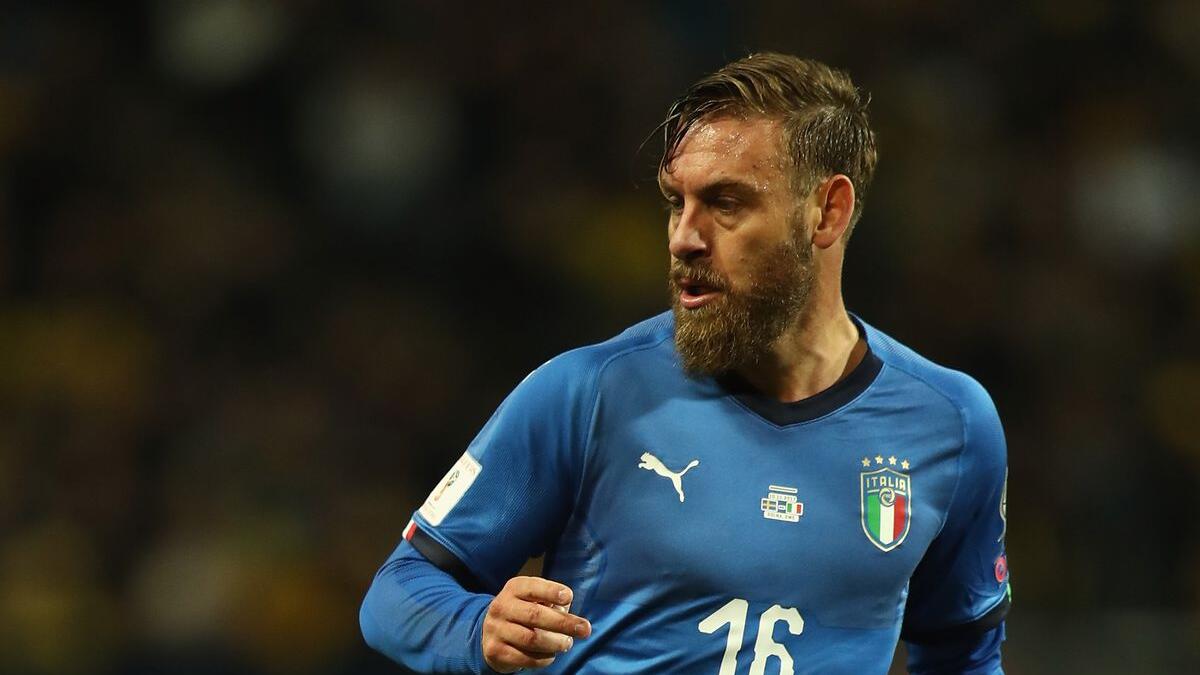 المركز الرابع: دانييلي دي روسي بـ 117 مباراة دولية