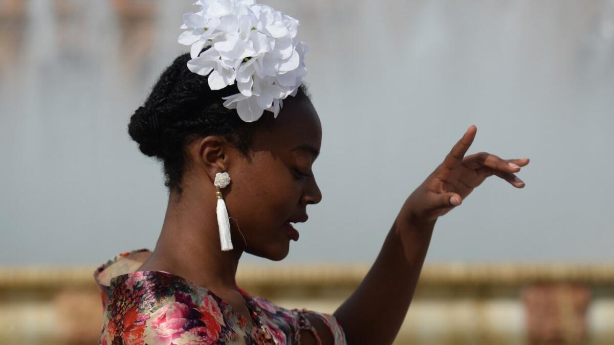 The fair dates back to 1847 when it was originally organized as a livestock fair but has turned into a week of flamenco dancing, music and bullfighting.  CRISTINA QUICLER / AFP