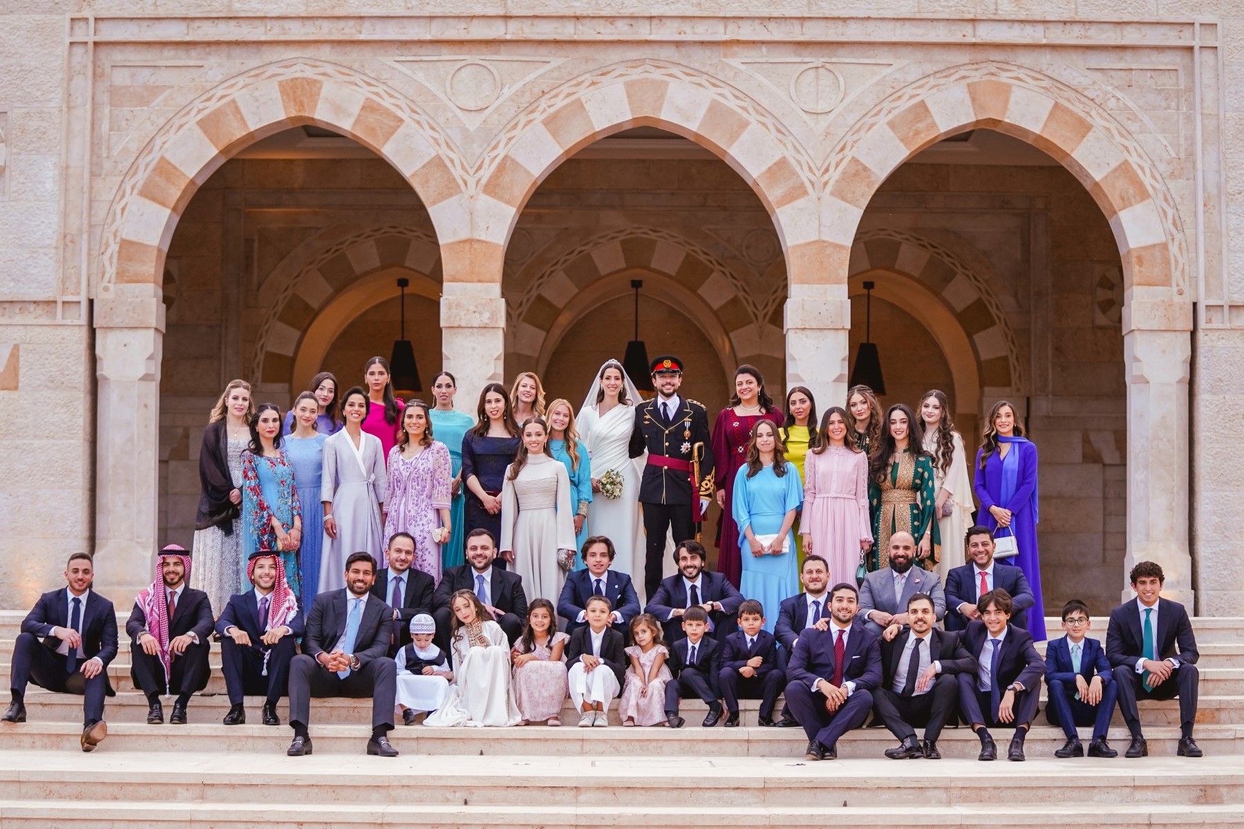 Prince Hashim's daughters steal hearts during Prince Hussein's wedding